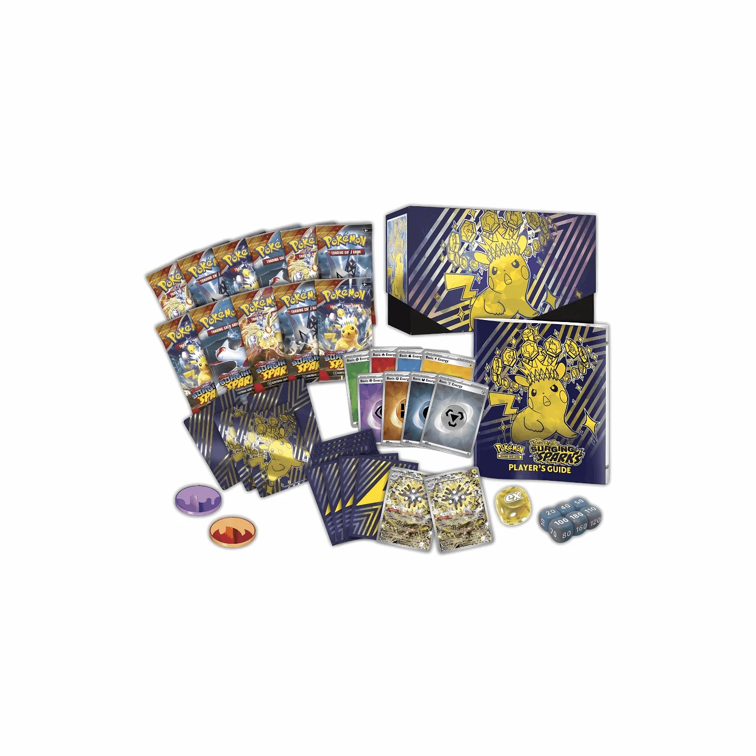 Box Pokemon Scarlatto E Violetto Scintille Folgoranti Buste