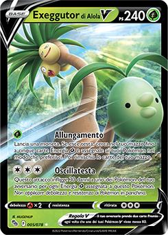 005/078 Exeggutor di Alola V - italiano (ITA) – Near mint/MINT - Pokemon Go