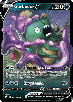 100/203 Garbodor V - italiano (ITA) – Near mint/MINT - Evoluzioni Eteree