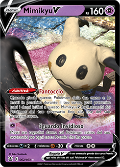 062/198 Mimikyu V - italiano (ITA) – Near mint/MINT - Stili di Lotta