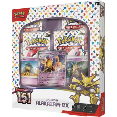 Pokemon Collezione Alakazam EX Scarlatto e Violetto 151 (ITA)