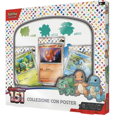 Pokemon Collezione Starter con poster Scarlatto e Violetto 151 (ITA)