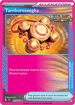 141/162 Tamburosveglia - TEF Pokemon Cronoforze - Italiano- Asso Tattico Near Mint