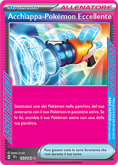 157/163 Carta Pokemon Acchiappa Pokemon Eccellente ITA Asso Tattico Cronoforze Near Mint